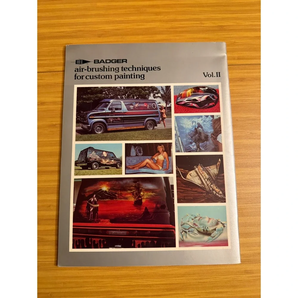 Badger‎ Airbrushing Techniques for Custom Painting Vol II Instructional Book Art